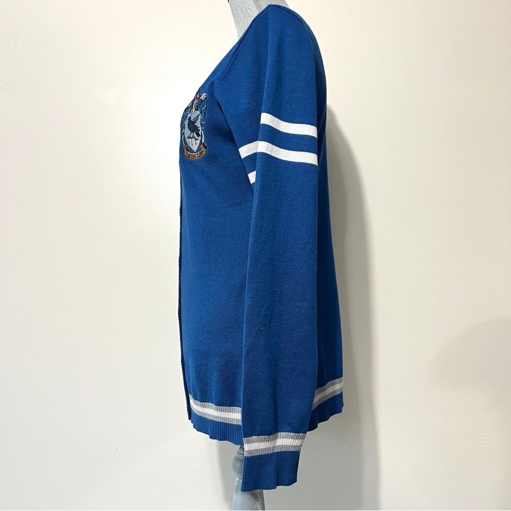 Harry Potter Ravenclaw Cardigan Blue Size XL Casual Spring Preppy Academia - Picture 5 of 10